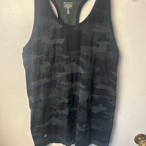 Athleta Women's Black Camo Tank Top